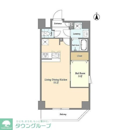 アルファコート谷在家の物件間取画像